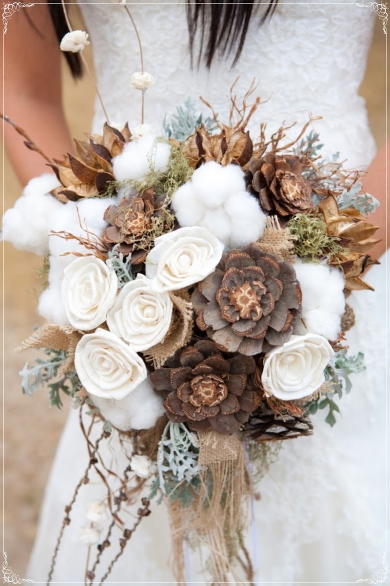 A Winter Wedding Bouquet Pretty Gloss Blog
