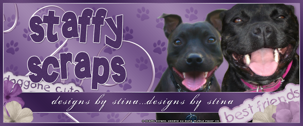 Staffy Scraps: Designs by Stina