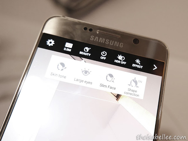 Samsung Galaxy Note5 Camera Beauty Mode
