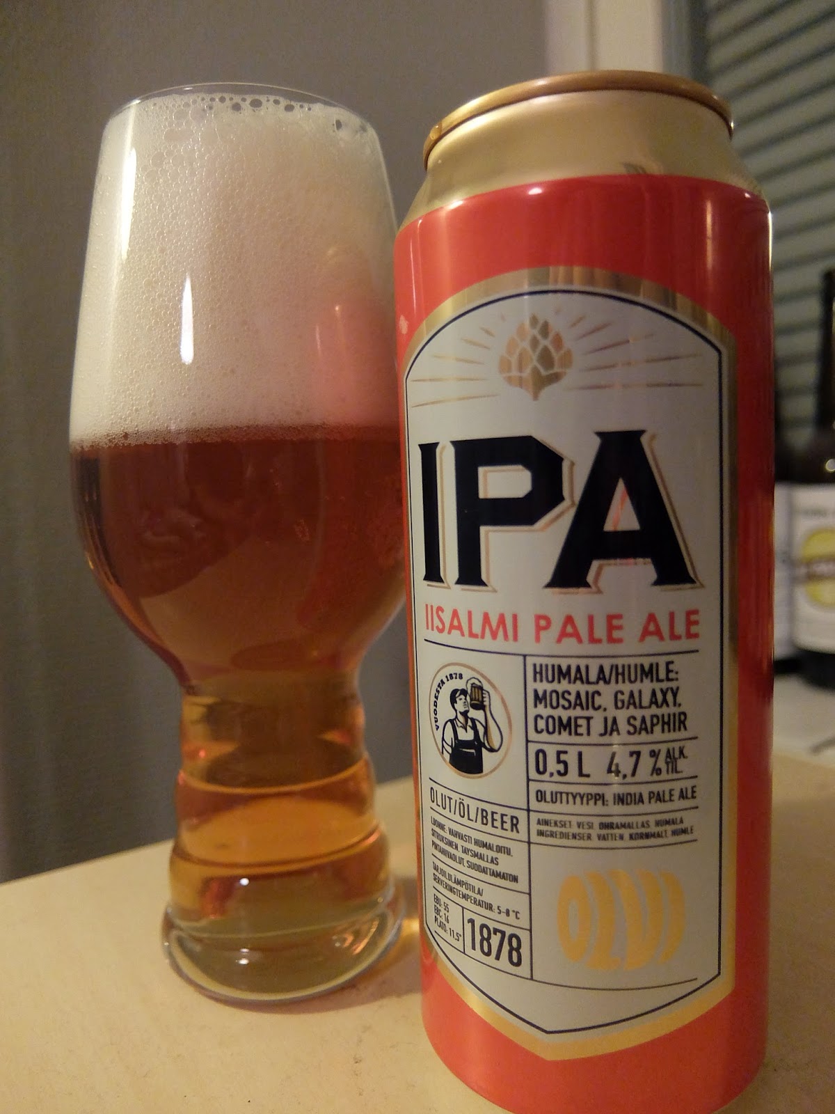 Olvi ja Iisalmi Pale Ale, yhden näytöksen IPAnäytelmä
