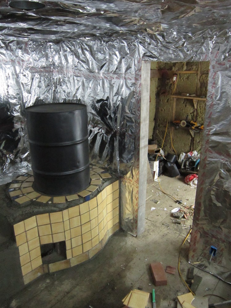 Ben's Natural Building Rocket Mass Heater Design/Build Earth