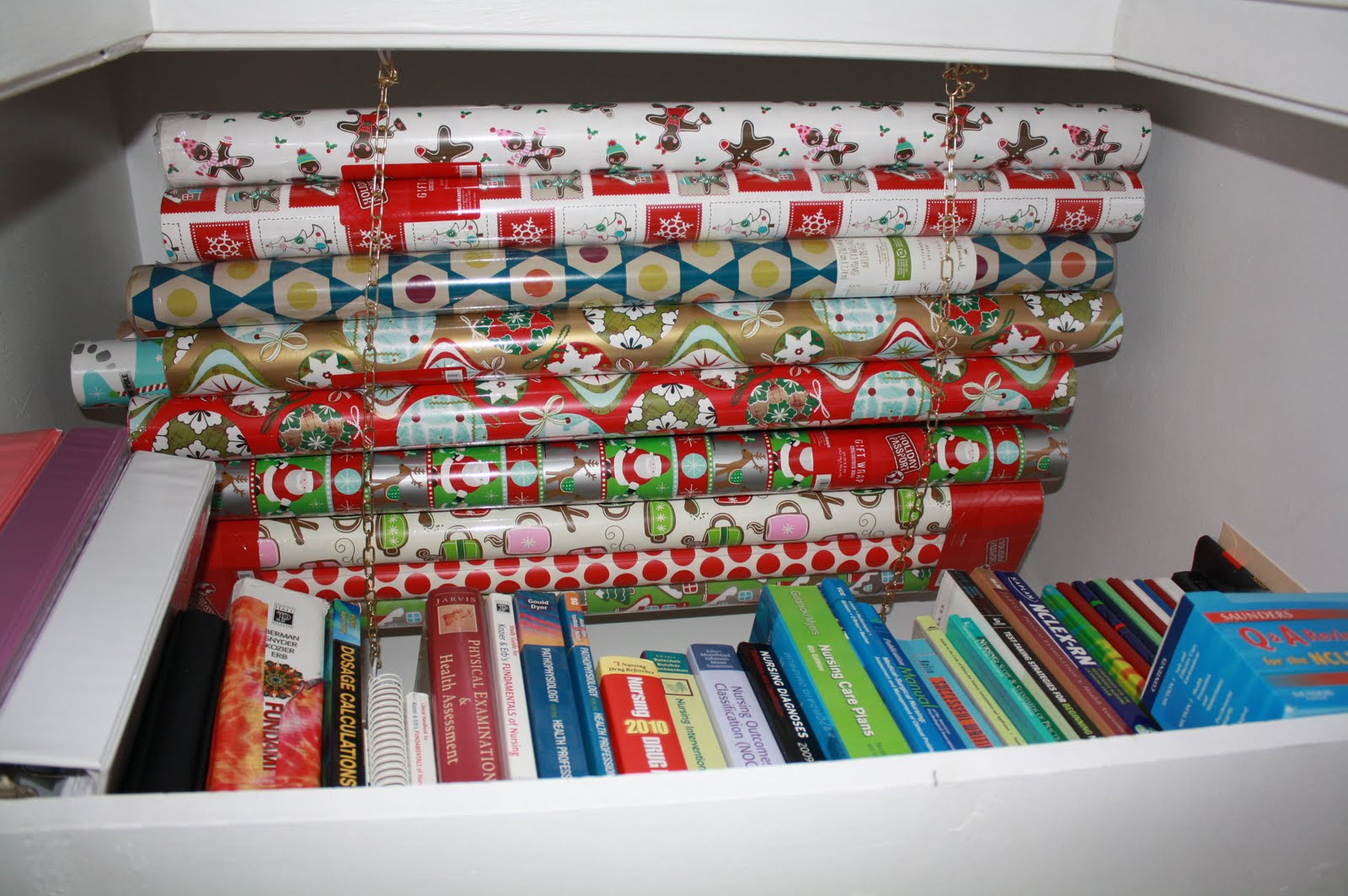 The Simple Life Wrapping Paper Storage