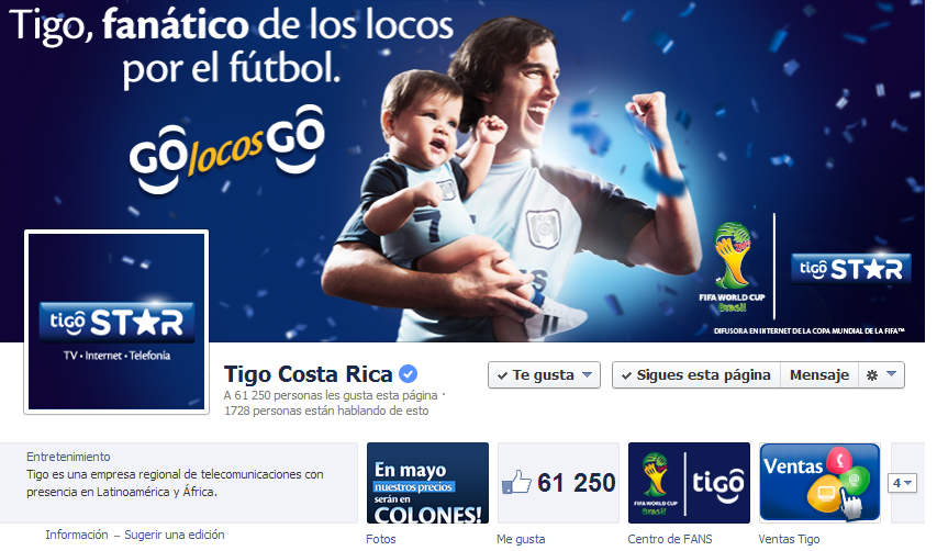 Redes sociales de Tigo Costa Rica anuncian que transmitirán el Mundial por Solo