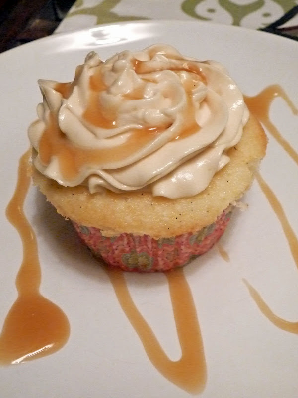 Almond Cupcake with Salted Caramel Buttercream Frosting Life Tastes Good