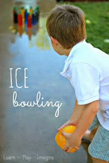 Beat the heat while staying active with bowling balls made of ICE - so cool!