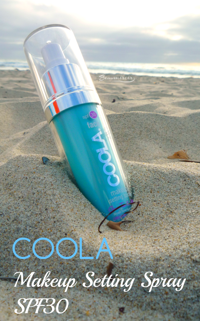 How to reapply sunscreen on top of makeup: Coola Makeup Setting Spray SPF30 review