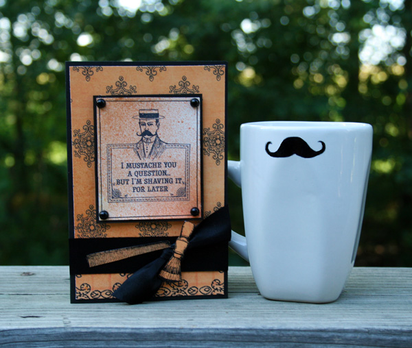 Mustache Card