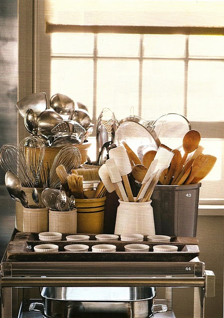 Nancy's Daily Dish: Pretty Ways to Store Cooking Utensils (yes ...
