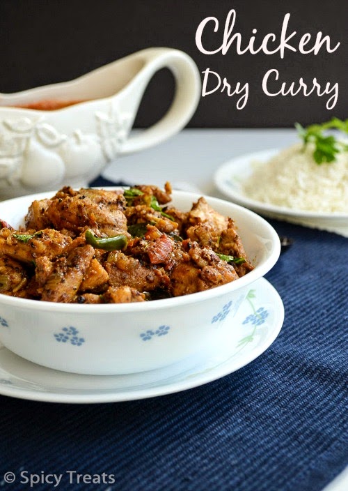 Spicy Treats Chicken Dry Curry Recipe / Spicy Chicken Dry Curry