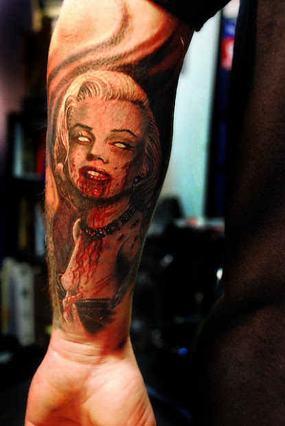 zombie tattoo design beautyway2life