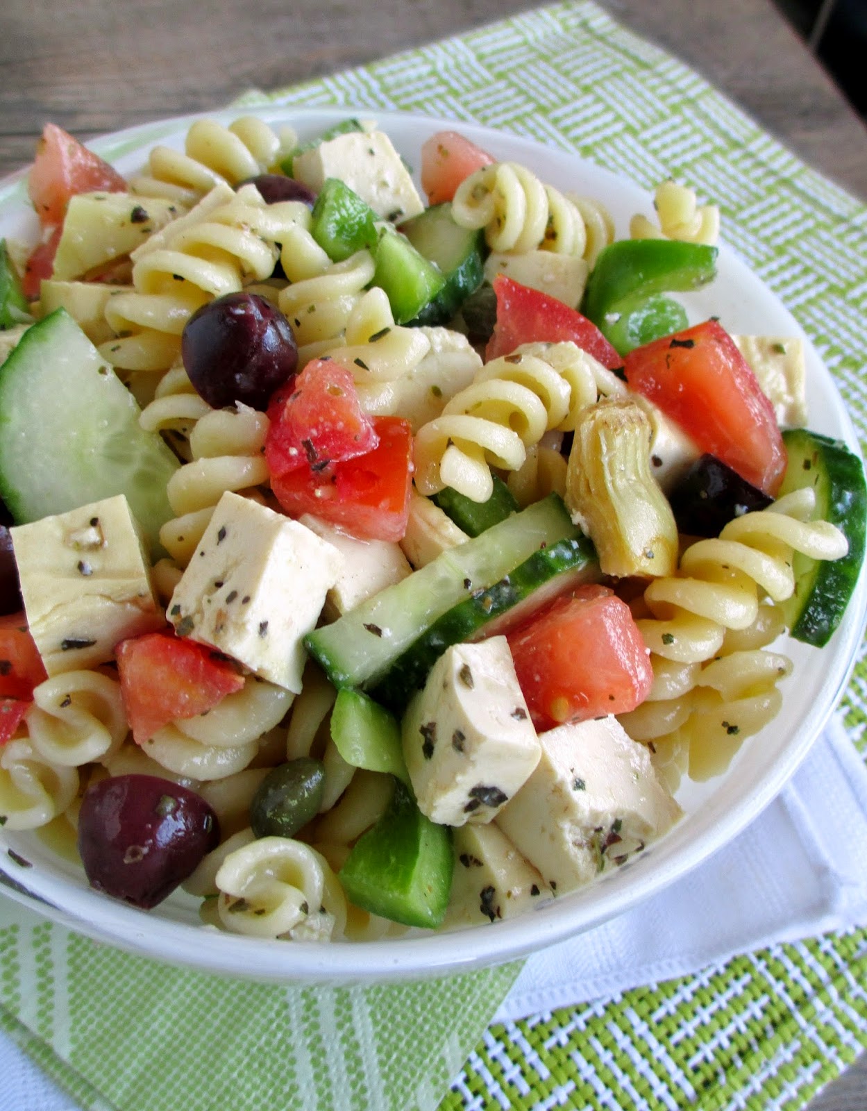 pasta salad with feta cheese recipe