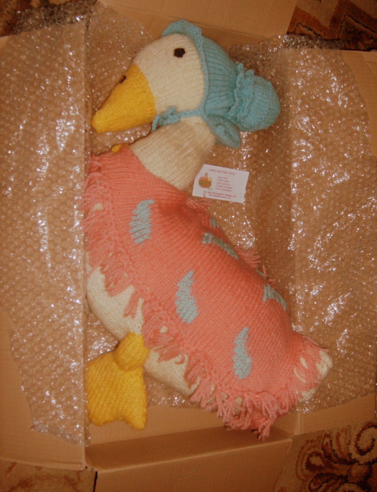 Knitting Addict: Jemima Puddle duck