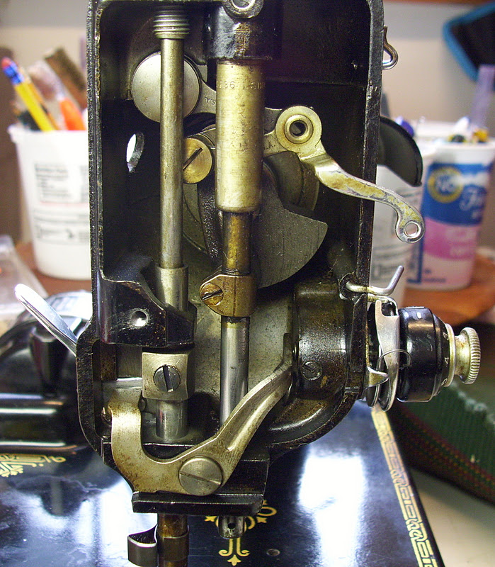 My Sewing Machine Obsession Singer 221 tension assembly