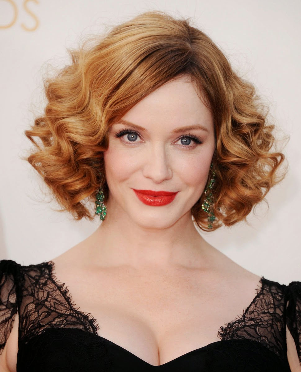 Christina Hendricks With A Flicked Out Bob Fashion Style Share