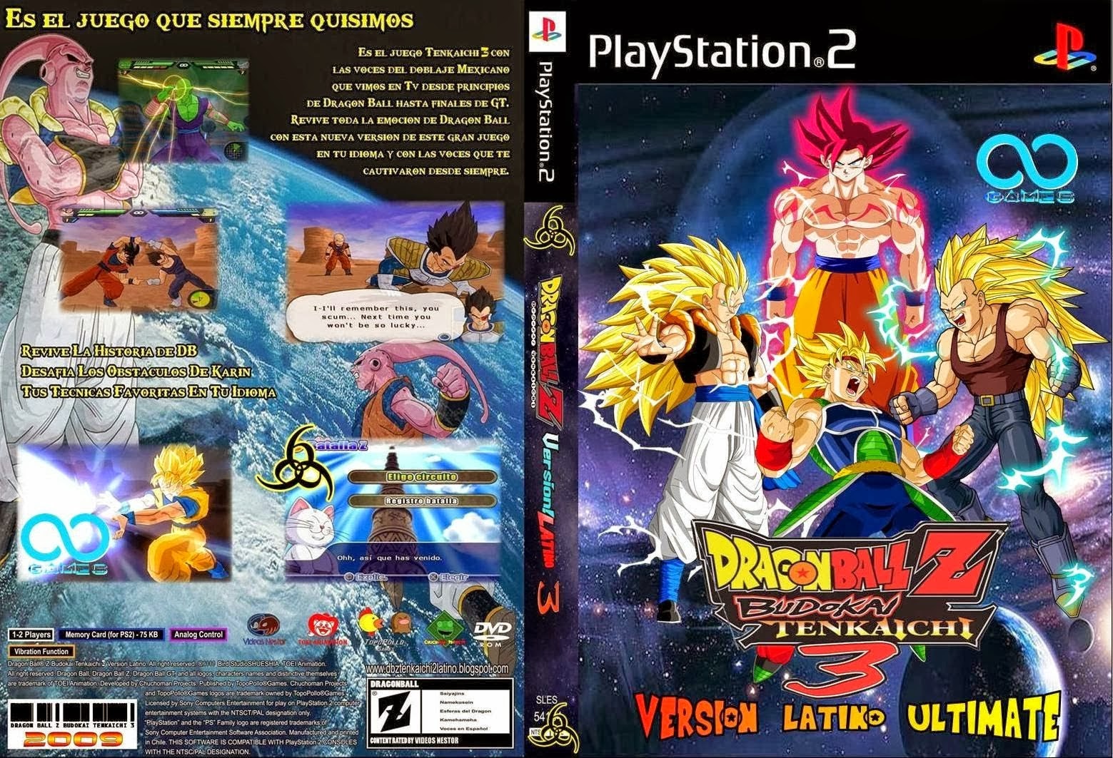 Download Game Dragon Ball Z Budokai Tenkaichi 3 PS2 Full