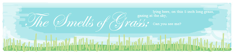 the smells of grass