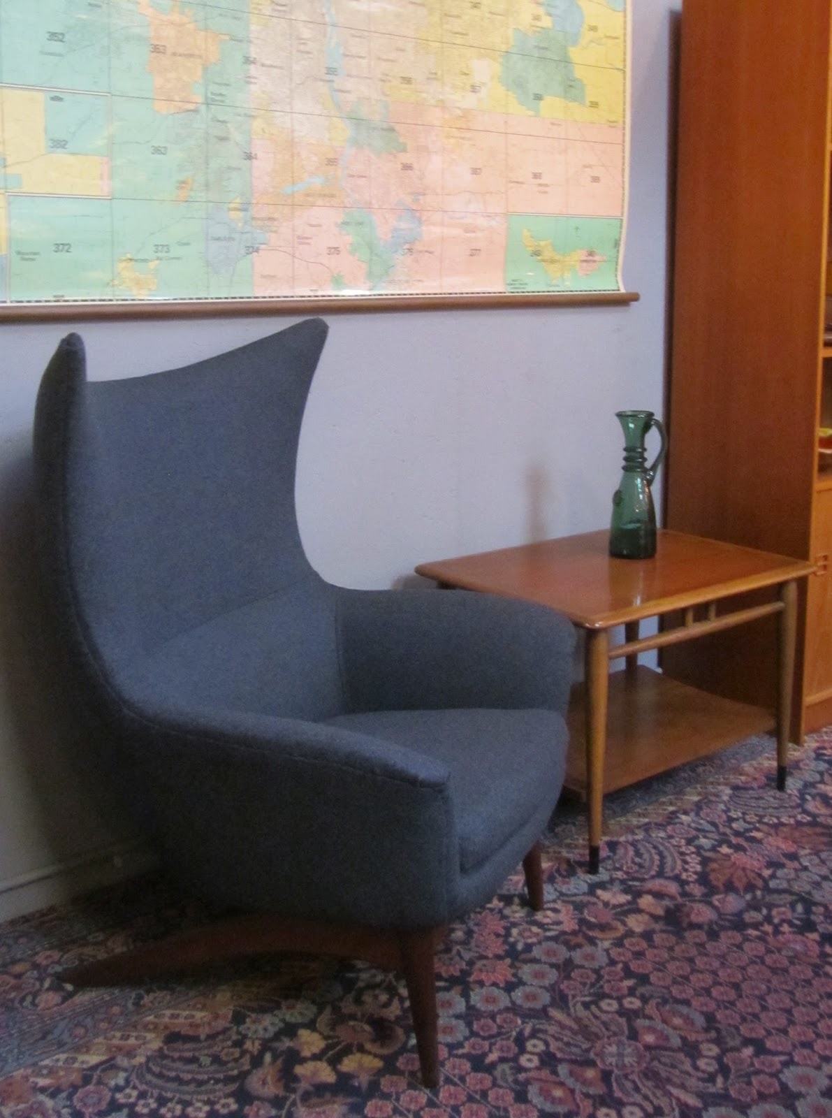 Remnant Reupholstered // Danish Egg Chair