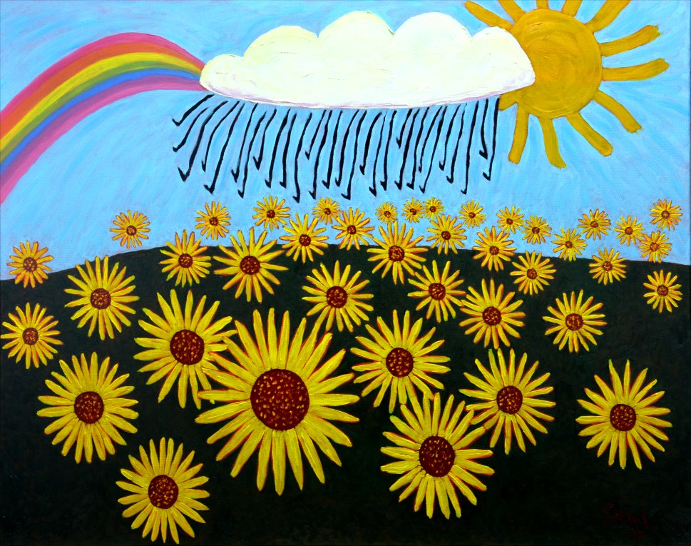 Sun, Rain, and Flowers