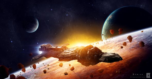 As incríveis ilustrações futuristas de ficção científica de Maxime des Touches Maxime des Touches aka elreviae ilustrações digitais ficção científica espacial futurista photoshop