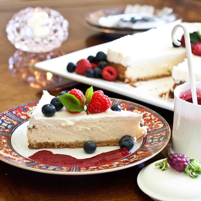 FOODjimoto Grandma Kimbro's 2 Layer Cheesecake