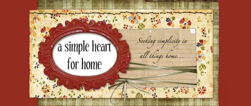 a simple heart for home