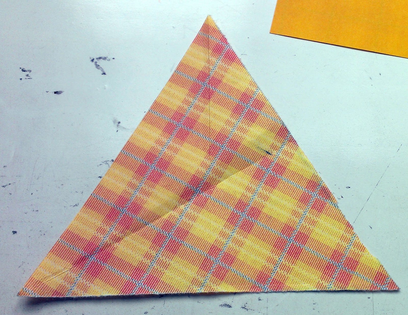 Slightly Surreal How to Fold an Equilateral Triangle