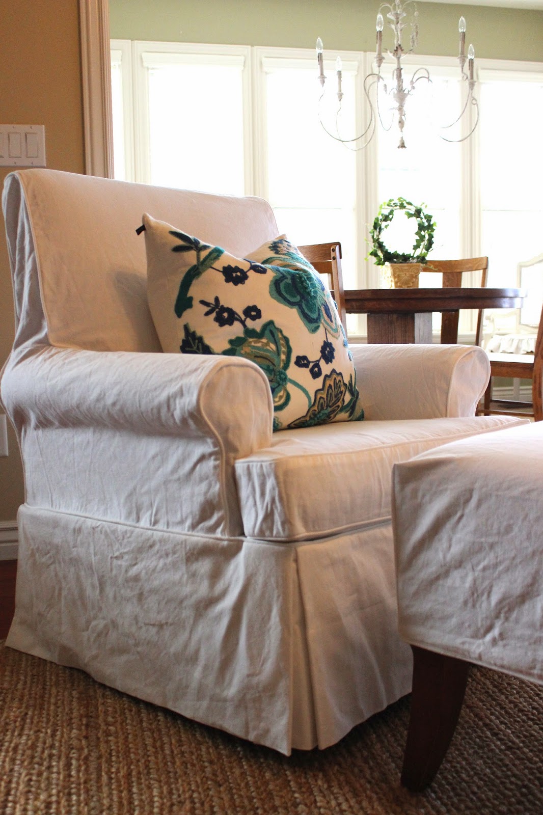 Custom Slipcovers by Shelley Chairs, Ottomans, and Dining Chairs