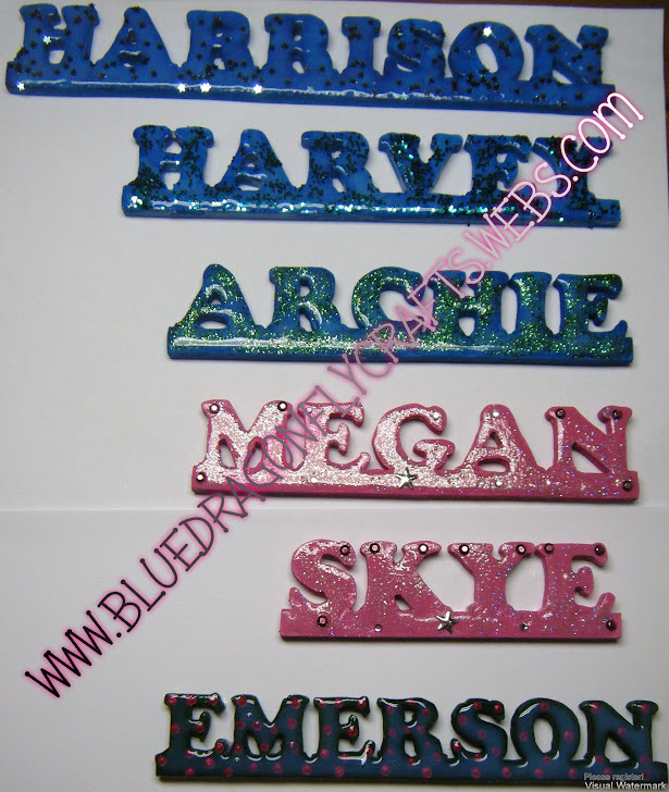 HANDCRAFTED NAME PLAQUES