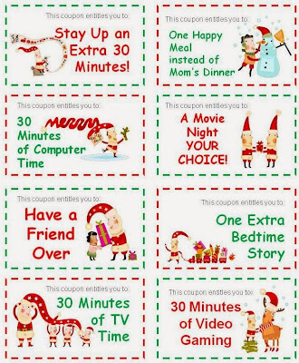 <strong>Free Printables</strong> Christmas coupon templates printable