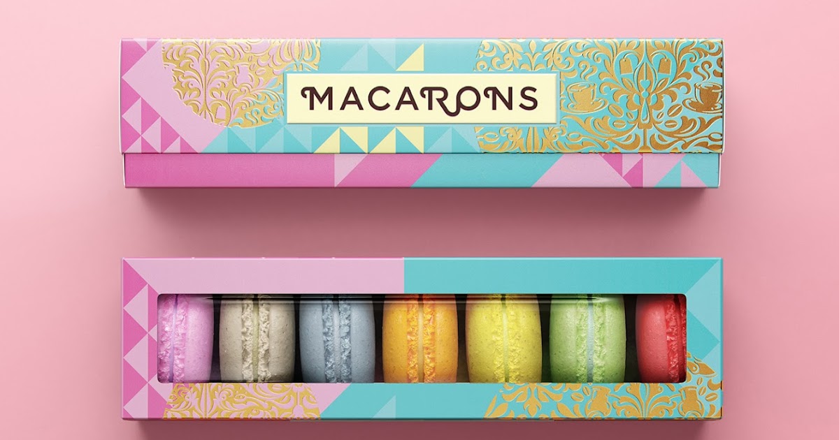 Macarons on Packaging of the World Creative Package