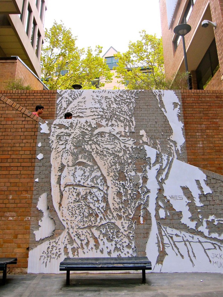 Vhils New Mural In Sydney, Australia StreetArtNews StreetArtNews
