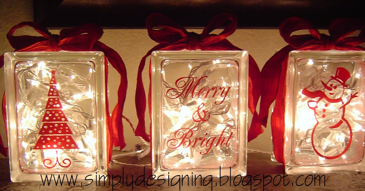 christmas glass blocks diy christmas lighted gift boxes christmas indoor