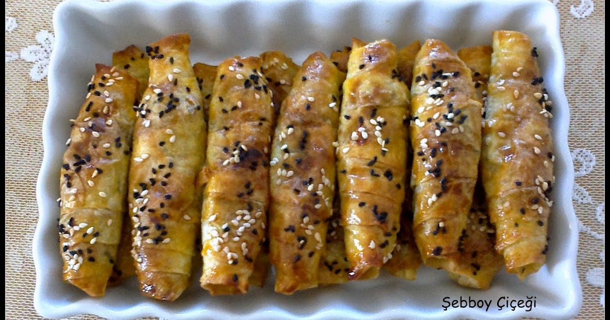 Şebboy Çiçeği Pırasalı Havuçlu Sigara Böreği