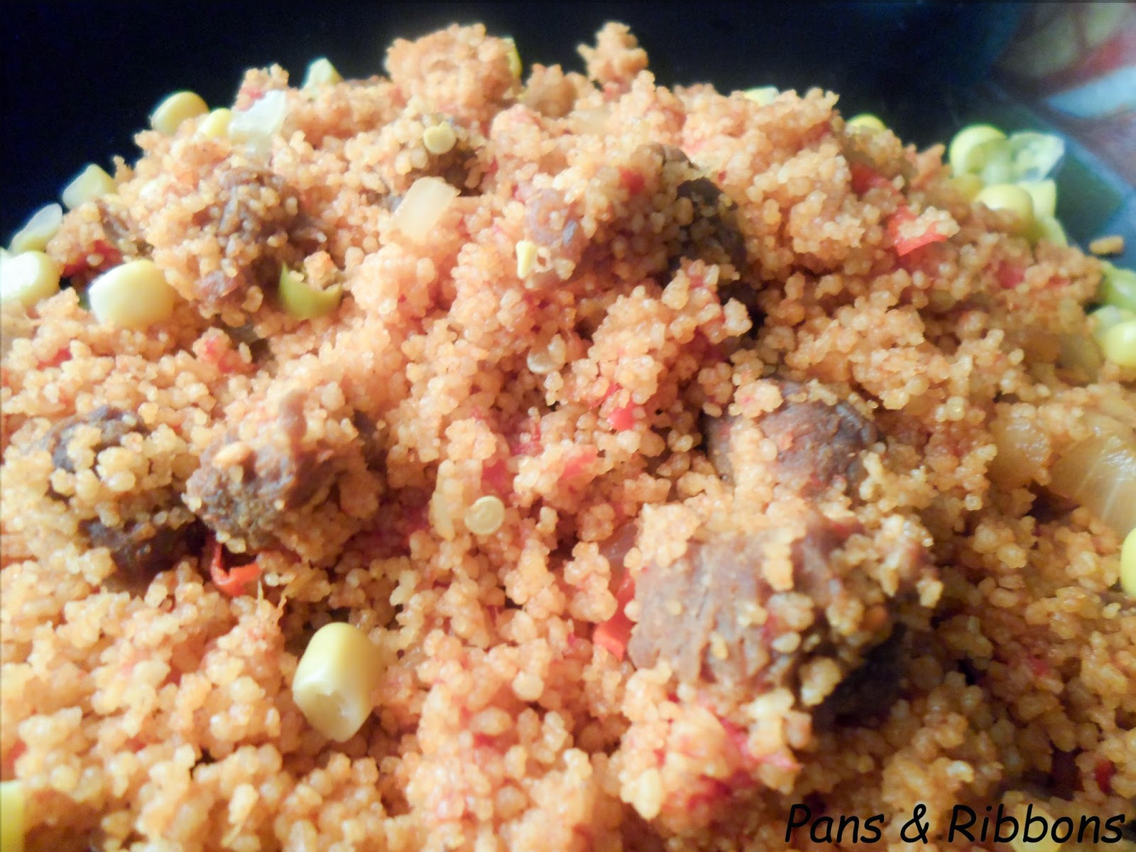 Pans and Ribbons SPICY JOLLOF COUSCOUS