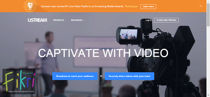 Review: Ustream.tv situs jasa streaming/ broadcast untuk pribadi atau bisnis kecil, menengah, dan besar