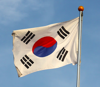Gambar bendera Korea Selatan