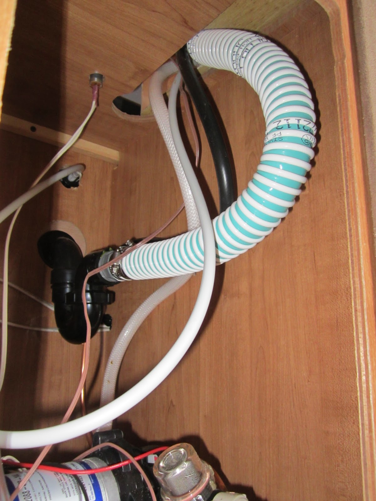 The Schaffer's RV Trip Log Fixed sink drain... final prep for Friday