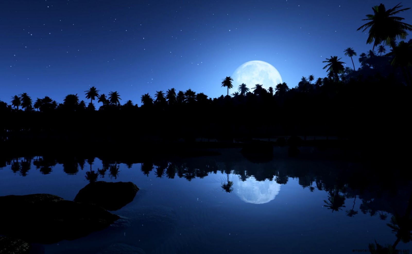 Full Moon Night Landscapes Full Moon Night Landscapes