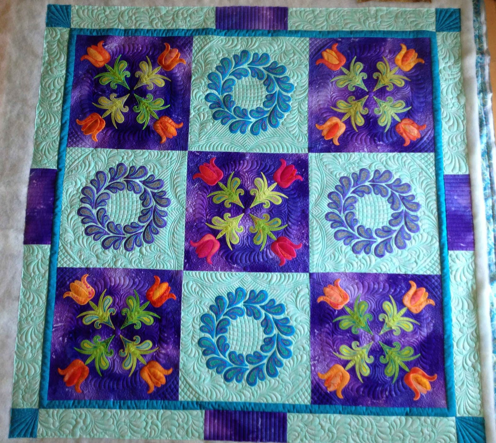 Sewing & Quilt Gallery Embroidered Applique Beauty