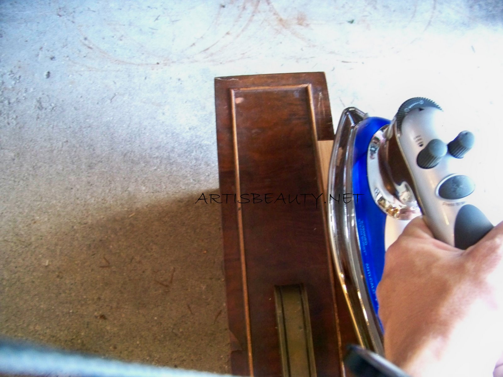 ART IS BEAUTY HOW TO FIX VENEER FOR A PROJECT.