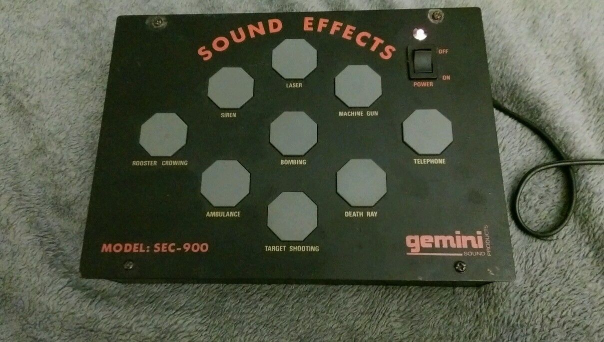 MATRIXSYNTH GEMINI SEC 900 DIGITAL AUDIO SOUND EFFECTS SYNTHESIZER