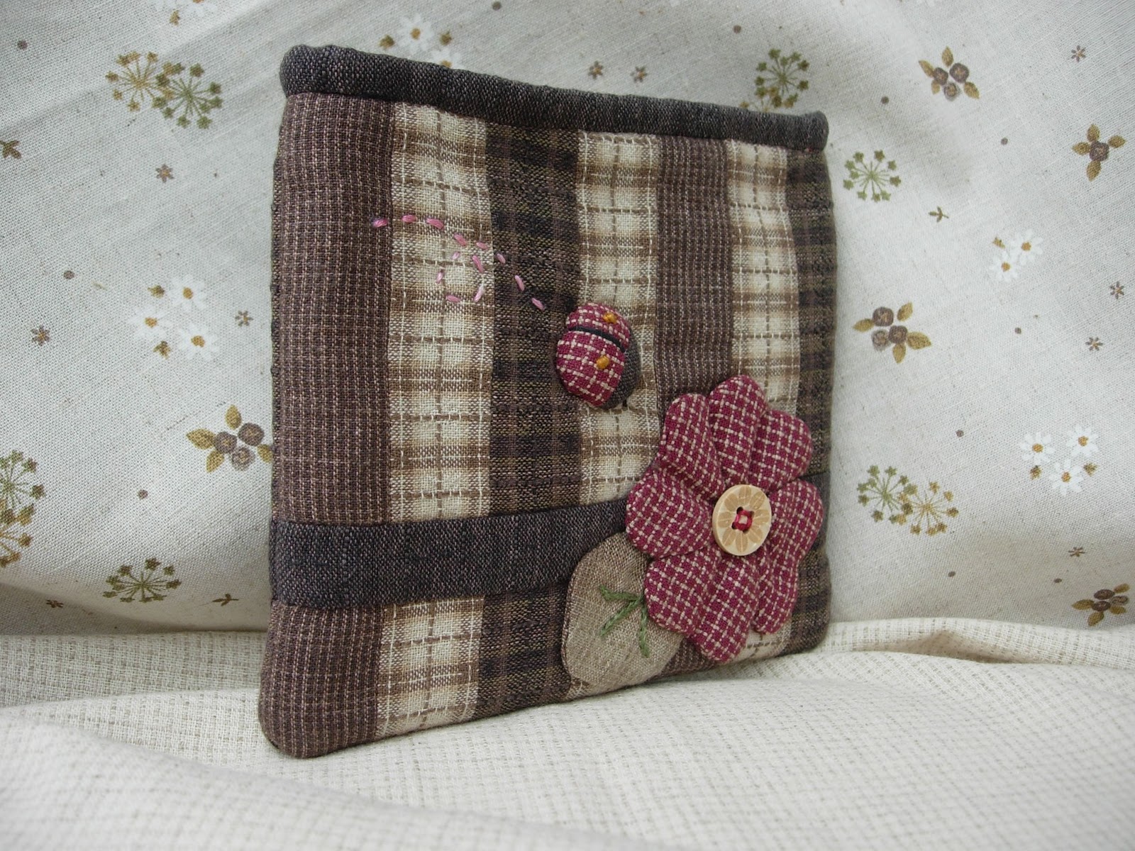 Fen S Garden 芬芳园 先染布系列小瓢虫与花小物包