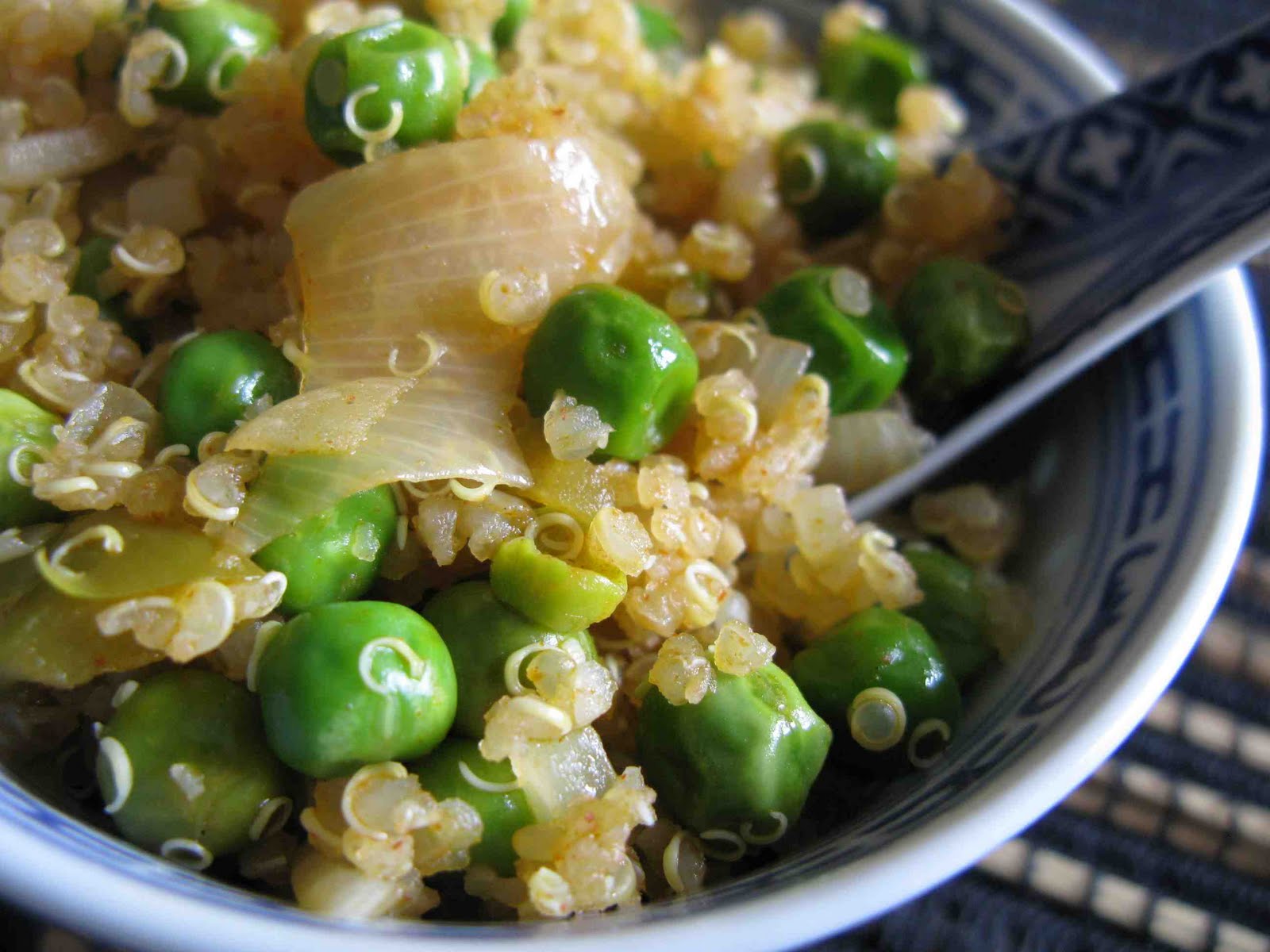 Deseos Sin Gluten QUINOA CON GUISANTES SIN GLUTEN