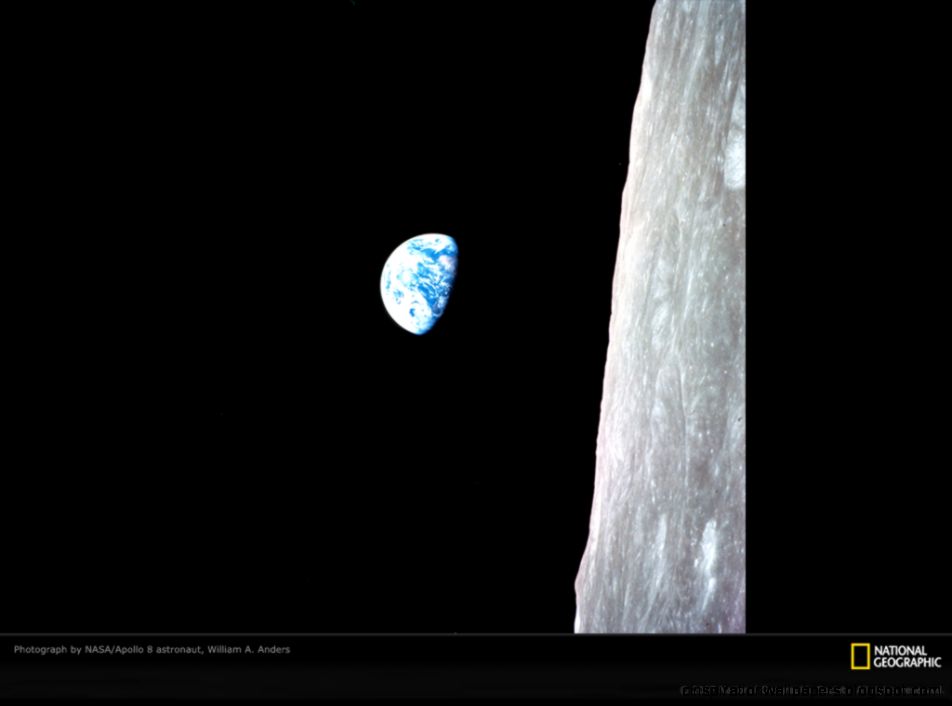 First Color Photo of Earthrise Picture First Color Photo of First Color Photo of Earthrise Picture First Color Photo of
