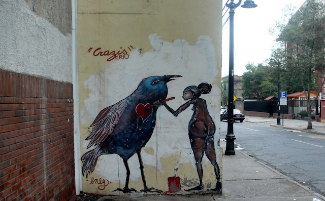 eney graffiti street art in santiago de chile