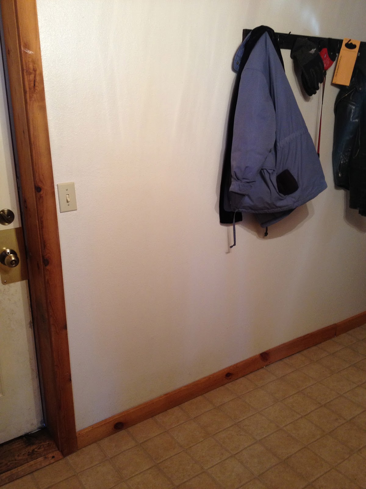 650 square feet Dad's Arctic Entryway Before & After