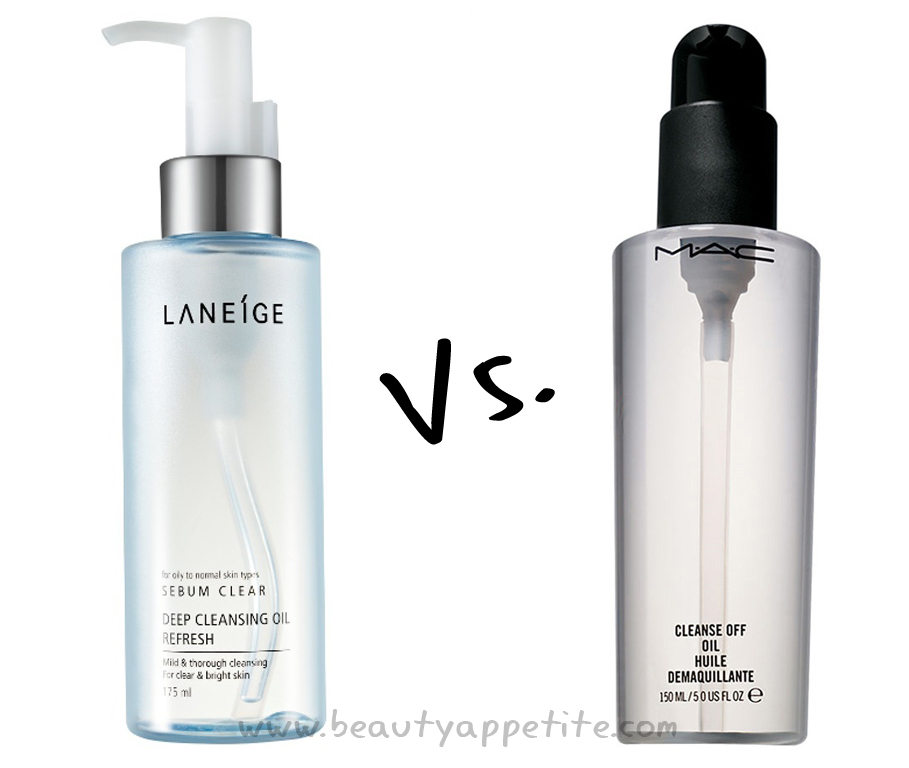 LANEIGE DEEP CLEANSING OIL VS. MAC CLEANSE OFF OIL Beauty Appetite by