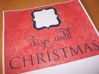 365 DAYS OF PINTEREST CREATIONS: day 153: countdown to christmas free printable