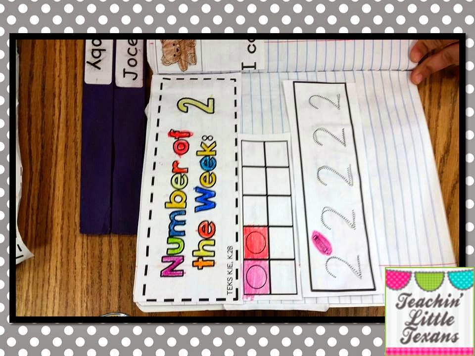 Teachin' Little Texans Kindergarten Math Notebook {Freebie!}