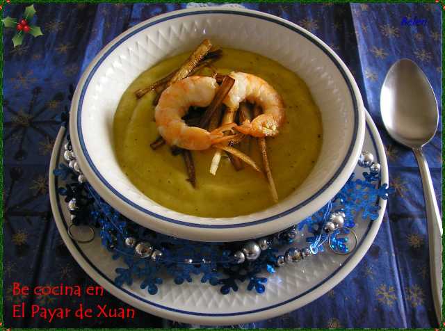 Crema Hortelana De Gambas 
